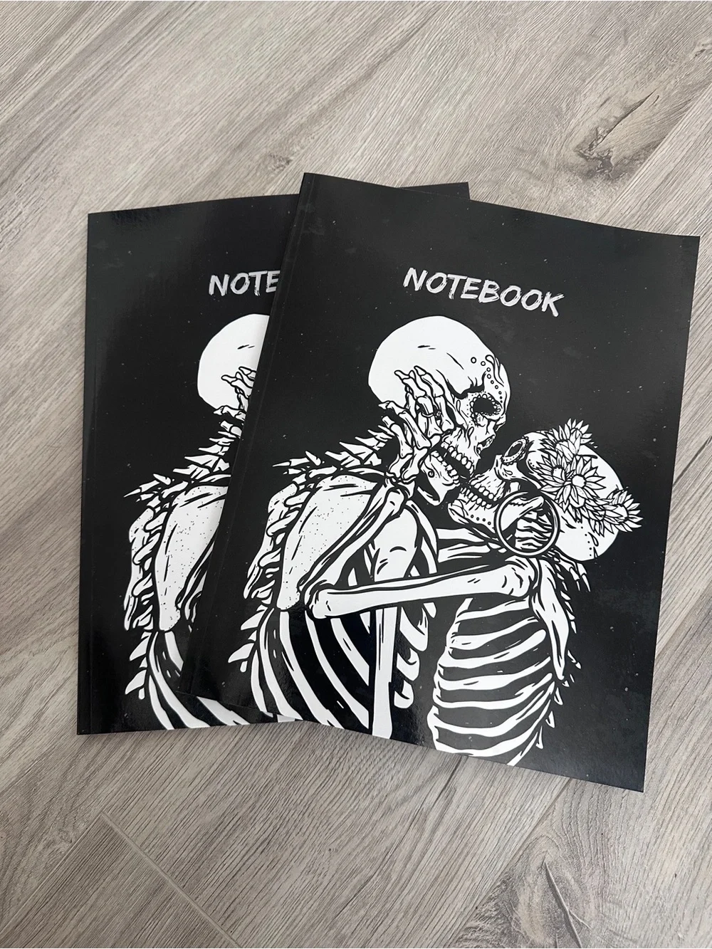 Skull & Gothic Design Hardcover Notebooks Set of 7